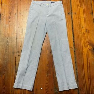Polo Ralph Lauren Pants Boys Size 14 Seersucker Oxford Flat Front Chino Preppy